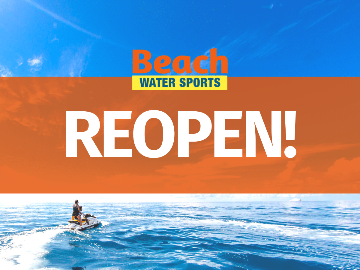 Beach Water Sports Reopening